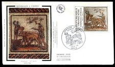 TIMBRES ENVELOPPE 1er JOUR SOIE (Années 80) N° (115)