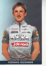 CYCLING cycling card FEDENKO OLEXANDR team DE NARDI PASTA MONTEGRAPPA 2001