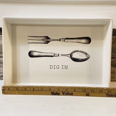 Pier 1 One Imports Stoneware Dig In Rectangular Casserole Baking Serving Dish