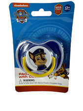 NEW SEALED Paw Patrol Pacifier with Cover - Nickelodeon BPA Free