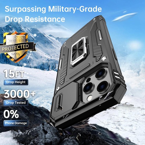 Funda Grado Militar Carcasa Con Protector De Pantalla Para iPhone 12 PRO 6.1" - Picture 5 of 7