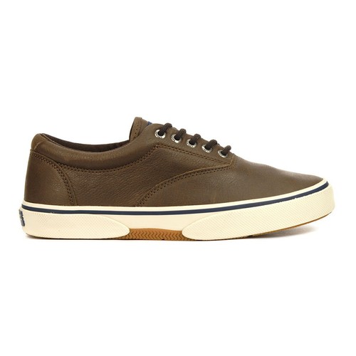 Men's Sperry, Halyard CVO Sneaker, Size: 12 Medium, Brown