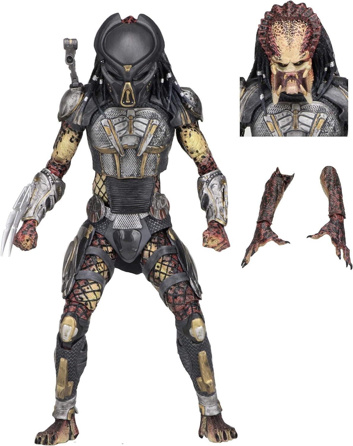 NEW NECA Armored Lost Predator 7"" Figure Predators 2 1:12 Collectible - Image 3