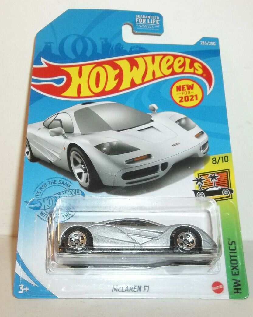 2021 HOT WHEELS 1:64 HW EXOTICS 8/10 SILVER McLAREN F1 235/250 | eBay