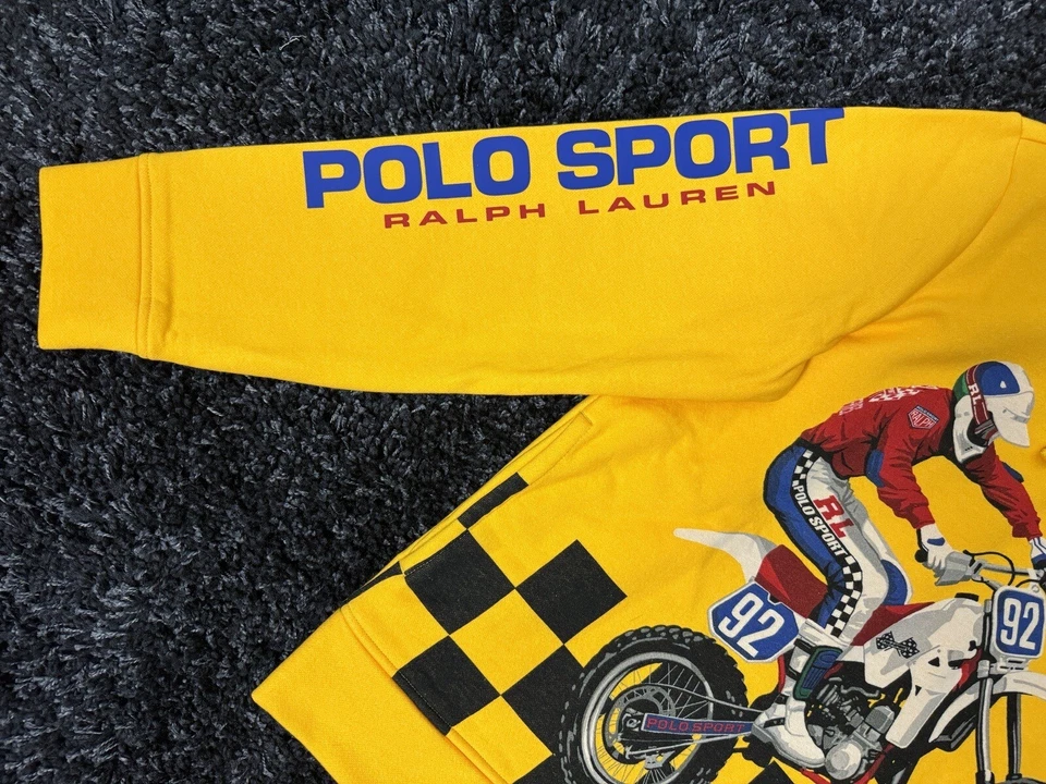 Polo Sport Ralph Lauren Motocross Polar Sudadera L(p2p 23,6) y XL(p2p 25,6) Foto 2 de 4