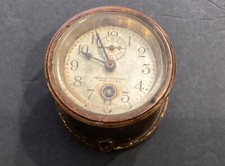 Early Brass Ship Clock Car Marine Military Ford Model T A 1907 Free Ship