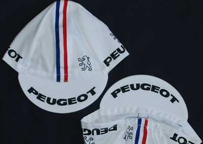 PEUGEOT Team Cycling Cap - Bike Hat - White or Black Free