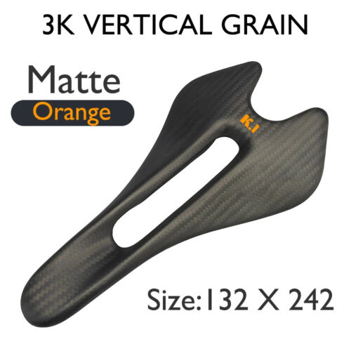 Carbon Saddle Ultra Light Gravel Road Bicycle Mountain Bike Front Seat Cushion - Picture 12 of 42