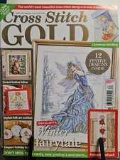 CROSS STITCH GOLD Jan Feb 2016 52 Winter Fairy Beautiful Designs FREE SHIPPING