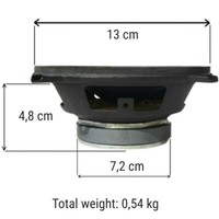 Ciare CZ131 Koaxial 2-Wege 13 Cm Woofer 100 W Max 4 Ohm Auto Lautsprecher