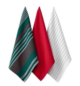 Assorted Christmas Tea Towel 3pk Set #2 Assorted Christmas Tea Towel 3pk Set #2