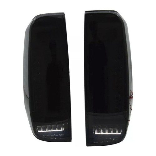 Rear LED Tail Light Lamp Pair For Nissan Navara D40 Frontier 2005-2012 Smoke S12 - Picture 7 of 12