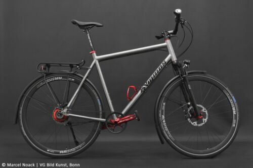 Ruota da viaggio uomo titanio titanio individuale bike Rohloff 28 bici bicicletta bicicletta - Foto 1 di 4