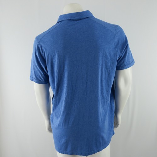 Tasc Polo Shirt Mens Size XL Blue Organic Cotton Bamboo - Picture 5 of 9
