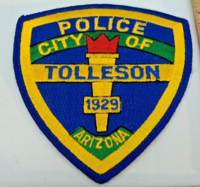 CITY OF TOLLESON POLICE 1929ARIZONA FABRIC PATCH eBay