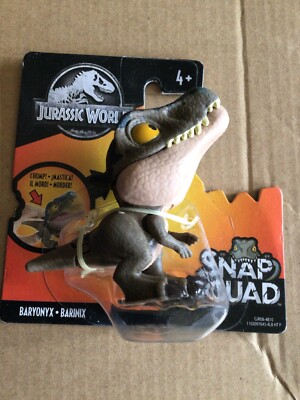 Jurassic World BARYONYX Snap Squad Dinosaur Figure Mattel NEw