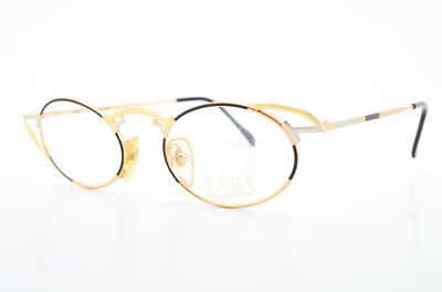 TAXI Brille Modell 274 48/20 C.04 Crazy Oval Art Gold Silver Black Casanova 90s
