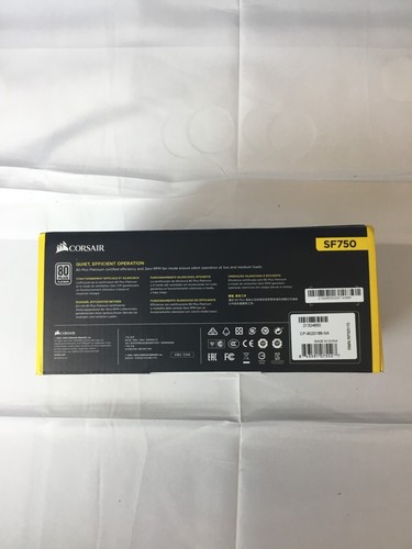 Corsair SF750 750 Watt 80 Plus Platinum SFF Power Supply used w/Extra Cables - Afbeelding 2 van 6