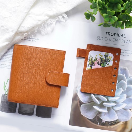 Planner Leather A7 Notebook With 30MM Ring Mini Agenda Organizer Diary Notepad - Picture 6 of 33
