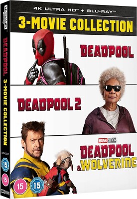 DEADPOOL Trilogy 3 Movie Collection Wolverine 4K UHD & Blu-Ray BRAND NEW