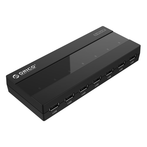 ORICO New 7 Port USB 3.0 Hub Adapter 12V2.5A Power Supply VL812 Chip H727RK-U3