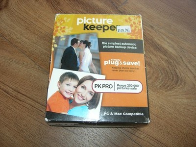 Picture Keeper PK Pro 250GB External USB Backup Storage Drive