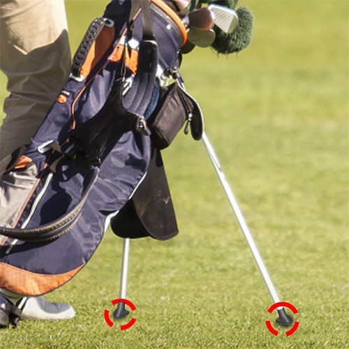2pcs Golf Bag Stand Replacement Feet | Golf Bag Stand Rubber Feet