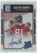 2016 Donruss Optic Rated Rookie Holo Signatures 42/99 Austin Hooper Auto 2d7