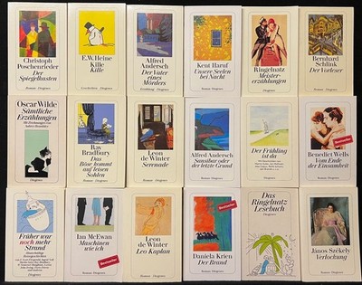 SAMMLUNG PAKET - 30 x DIOGENES TASCHENBÜCHER - Wilde, Bradbury, Heine u.v.a.