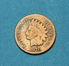 (1) Beautiful Antique 1870 Indian Head Cent/Penny G-GOOD NICE FILLER