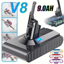 9000mAh for Dyson V8 Battery SV10 V8 Absolute V8 Animal Cordless Vacuum 21.6V US