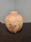 FENTON SIGNED & LIMITED 95th ANNIVERSARY BURMESE URN VASE w BUTTERFLIES & LID