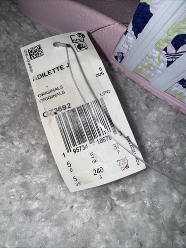 Adidas Adilette Comfort Slides Womens Size 5 - Picture 7 of 7