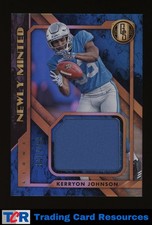 2018 Panini Gold Standard #20 Kerryon Johnson Newly Minted Memorabilia #/199