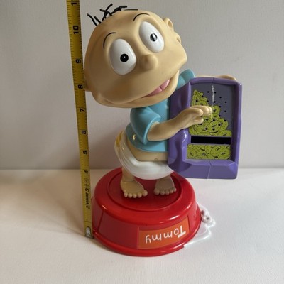 Rugrats Tommy Pickles 1999 Viacom Talking Figure Reptar Toss Tested Video READ