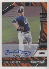 2020 Panini Prizm Draft Picks Tiger Stripes 9/25 Burl Carraway #PDP51 Auto fm0