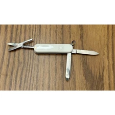 Victorinox Swiss Army Switzerland Stainless Rostfrei White Multi Pocket Knife