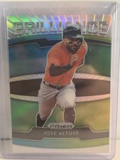 2020 Panini Prizm Baseball Jose Altuve Brilliance Silver Prizm #B-7 Astros