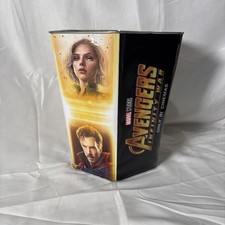 Marvel Avengers Infinity War Movie Promo Collectible Popcorn Tin Bucket 2018