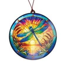 Dragonfly Christmas Ornament for Tree, Dragonfly Gifts for Women, Christmas T...