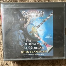 John Flanagan Ranger's Apprentice Tournament at Gorlan Audiobook CD John Keating