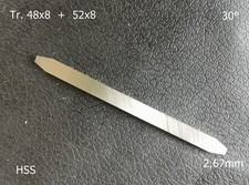 1 HSS Trapezgewindedrehmeißel Tr.48x8  Gewindeschneider  Drehling Drehstahl