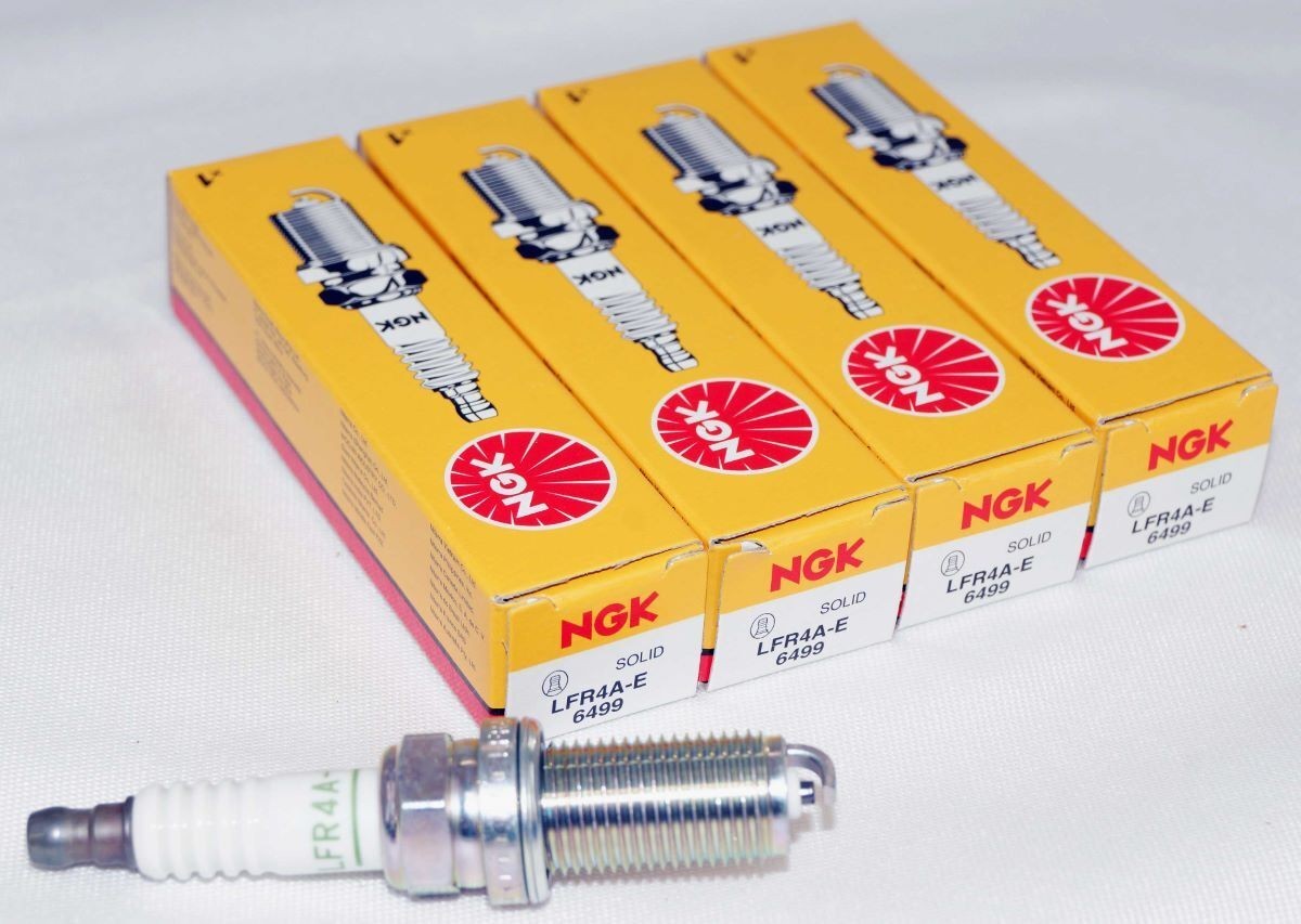 NGK 6499 Spark Plugs LFR4A-E - 4 Pack