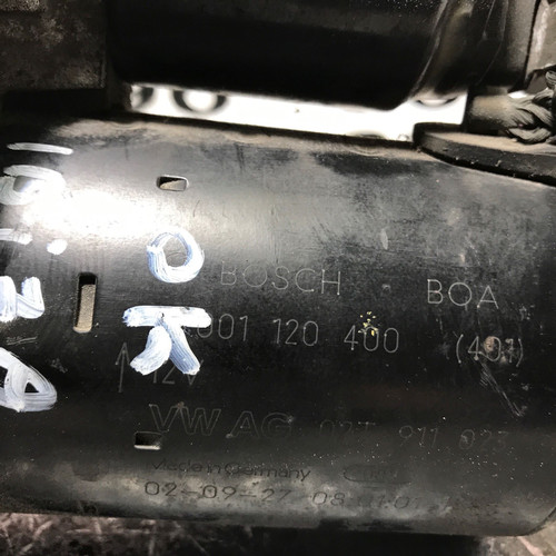 0001120400 Anlasser  VOLKSWAGEN GOLF (1K) 2.0 TDI DPF (125Kw) Ber. 3p/d/1968cc