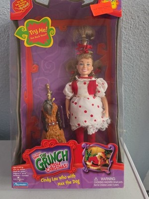 Cindy Lou Who Doll with Max the Dog 12-inch Talking Doll