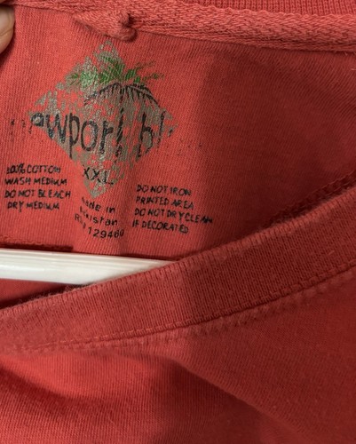 Newport Blue T-Shirt XXL Island Spirits Tiki Bar Open - Rum Savor the Flavor - Picture 4 of 7