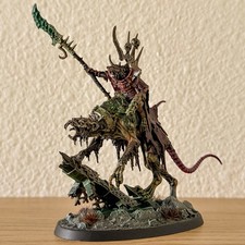 Warhammer Skaven - Painted Clawlord on Gnaw-Beast - Item 424-1