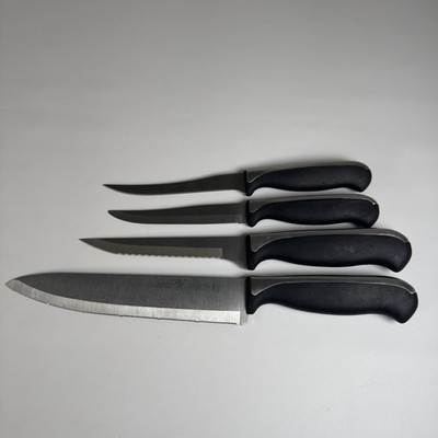 JA Henckels Everedge Plus Lot Of 4 Knives 15521-200 15524-140 15520-130