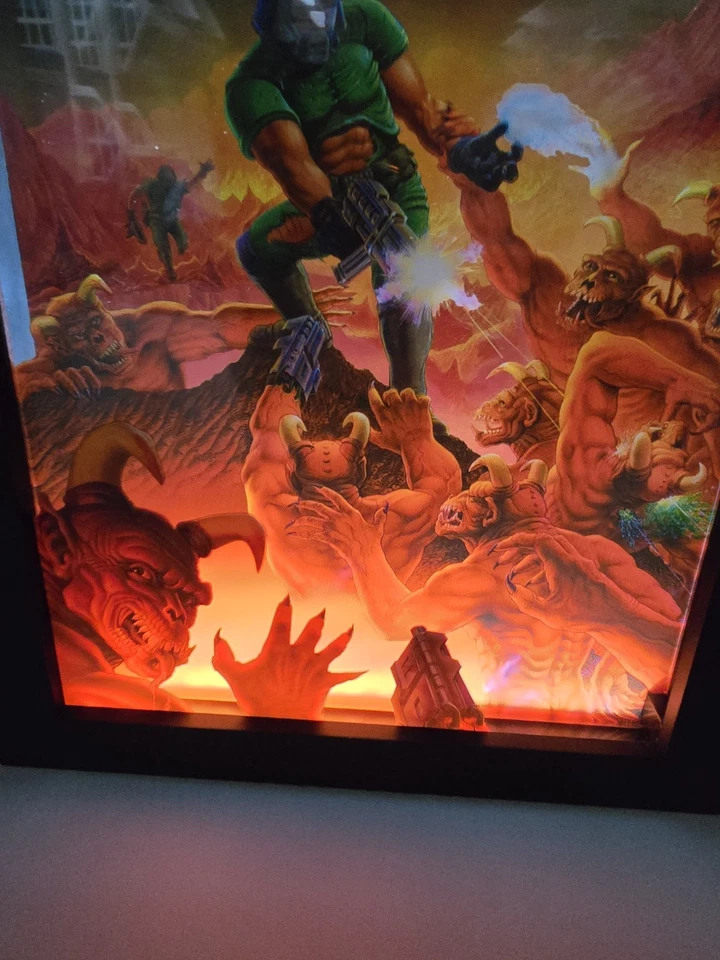 Doom The Classics Collection Edición Coleccionista Shadow Box Funciona Solo Un eBay Foto 3 de 4