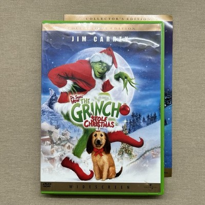 Dr. Seuss' How the Grinch Stole Christmas (DVD 2000 +Inserts) Jim Carrey Holiday